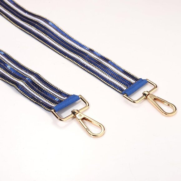 Game Day Sequin Beaded Purse Strap 52.1” Customizable for Clear Stadium Bags - Picture 5 of 6